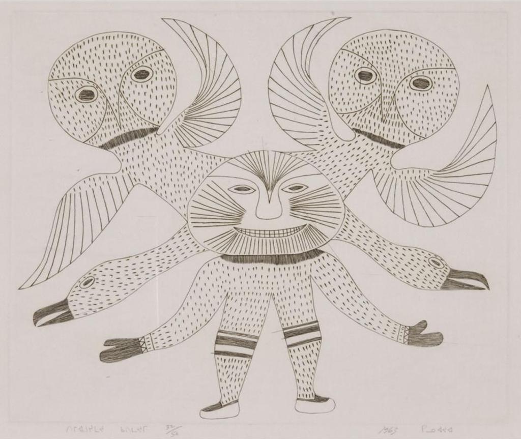 Kenojuak Ashevak (1927-2013) - Bird People