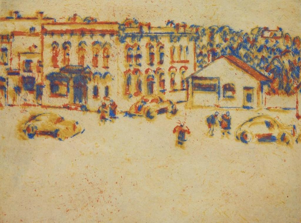 David Browne Milne (1882-1953) - Main Street, Uxbridge