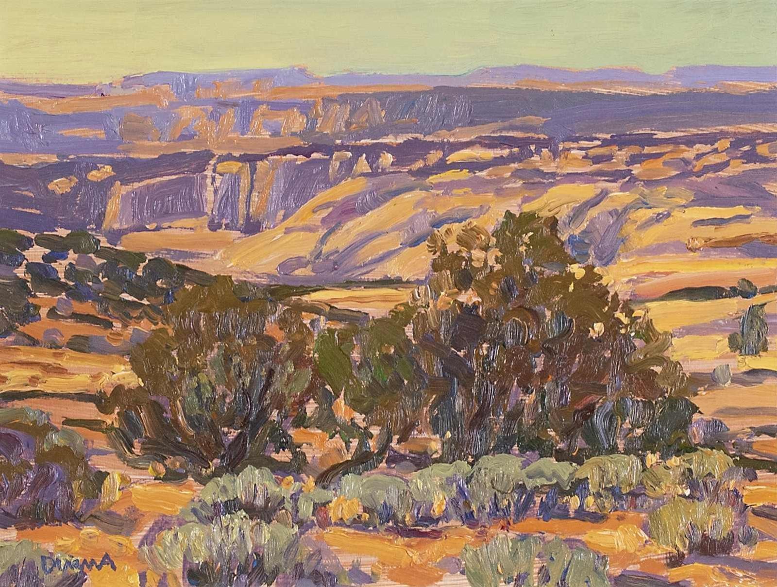 William (Bill) Duma (1936) - Across The Valley; 1989