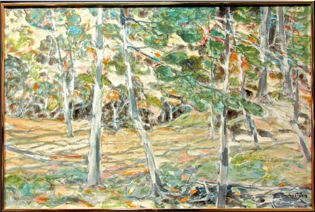 Hans Herold (1925-2011) - Woods At Little Bear Lake
