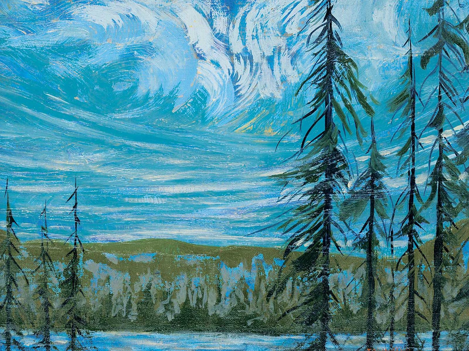 H. William (Bill) Townsend (1940-2017) - Untitled - Stormy Coast, Vancouver