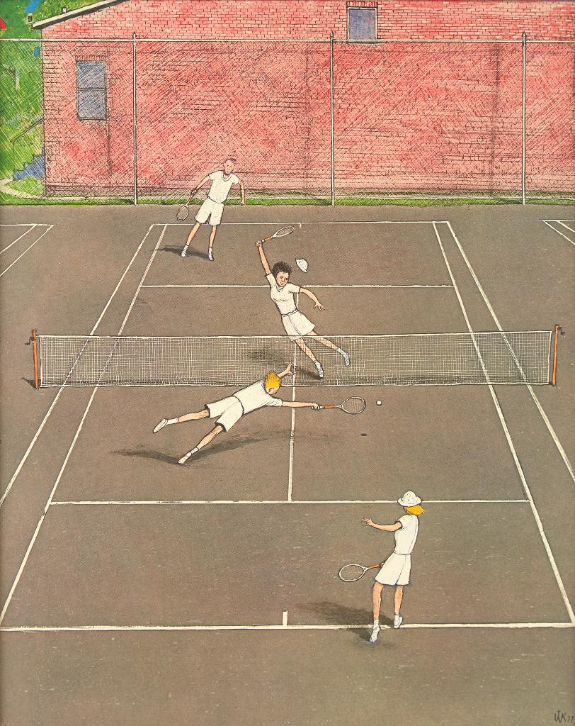 William Kurelek (1927-1977) - The Slam