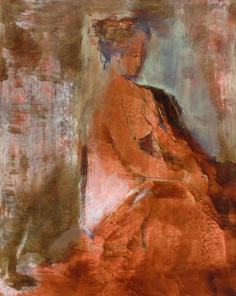 Jack Harold Markell (1919-1979) - Seated Nude
