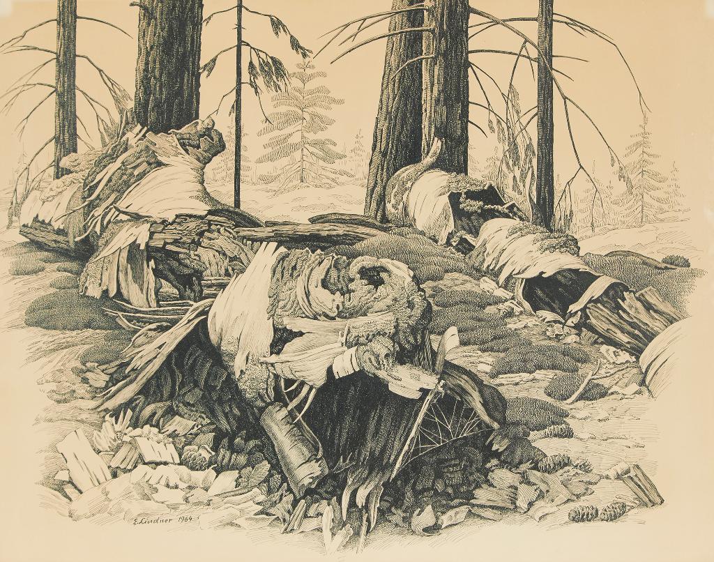 Ernest Friedrich Lindner (1897-1988) - Edge of Woods