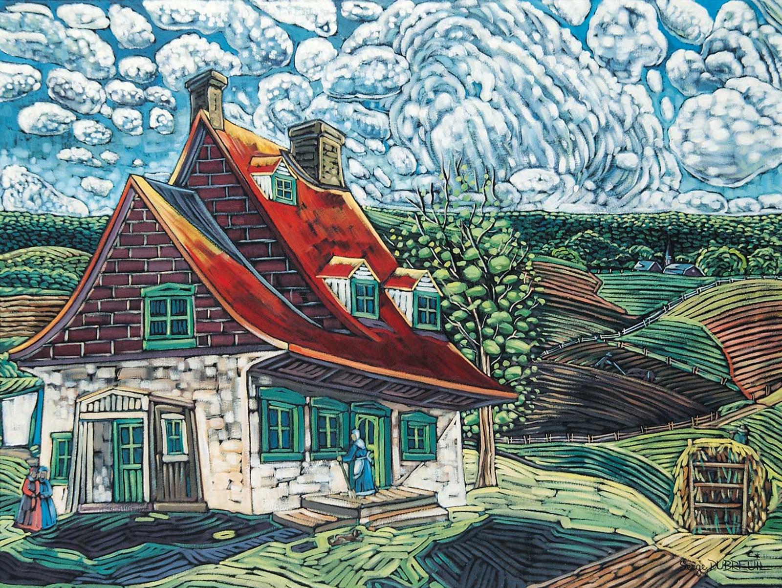 Serge Dubreuil (1939) - Oiedle Maison de Pierres Colossale Laurenides