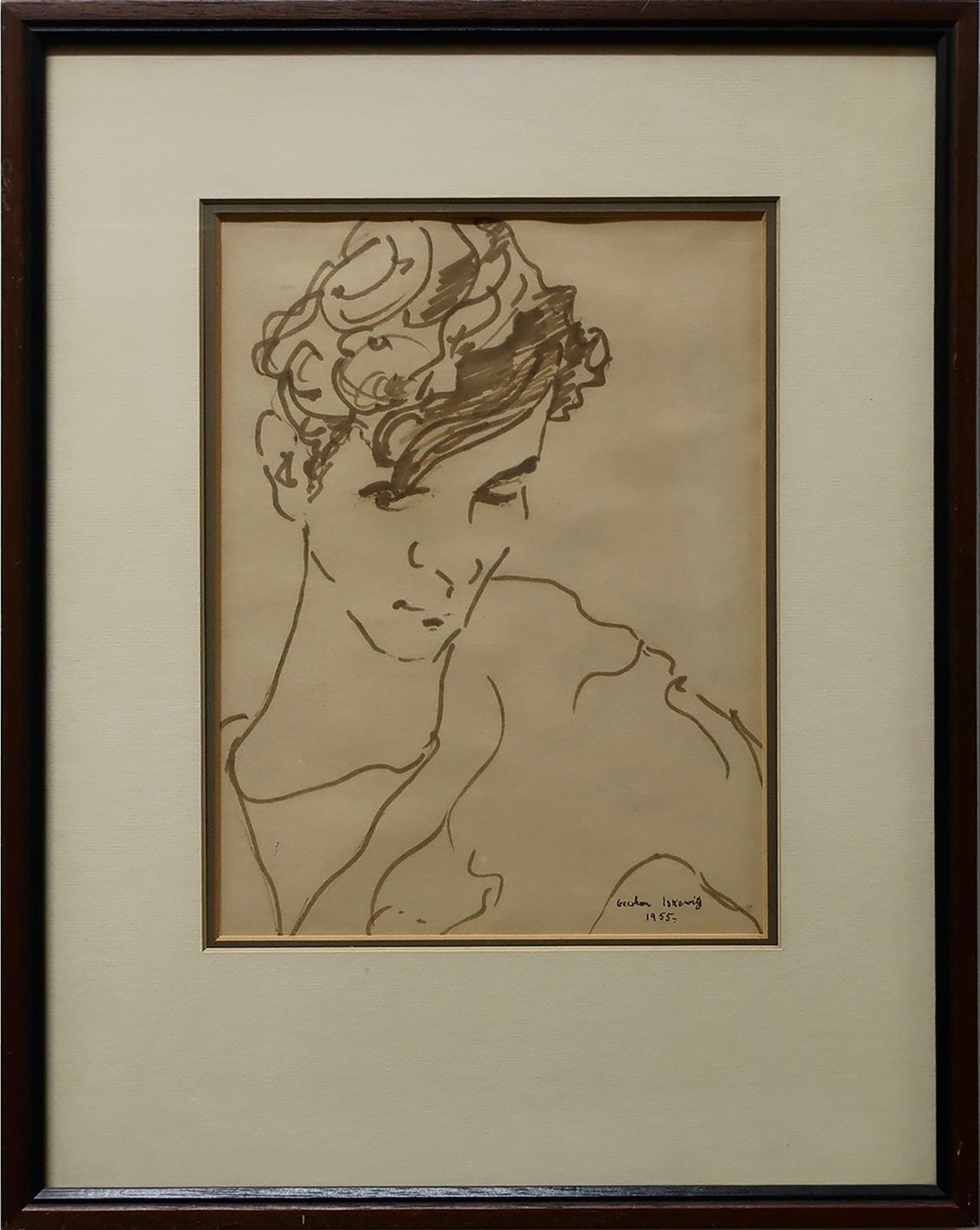 Gershon Iskowitz (1921-1988) - Portrait Of A Friend