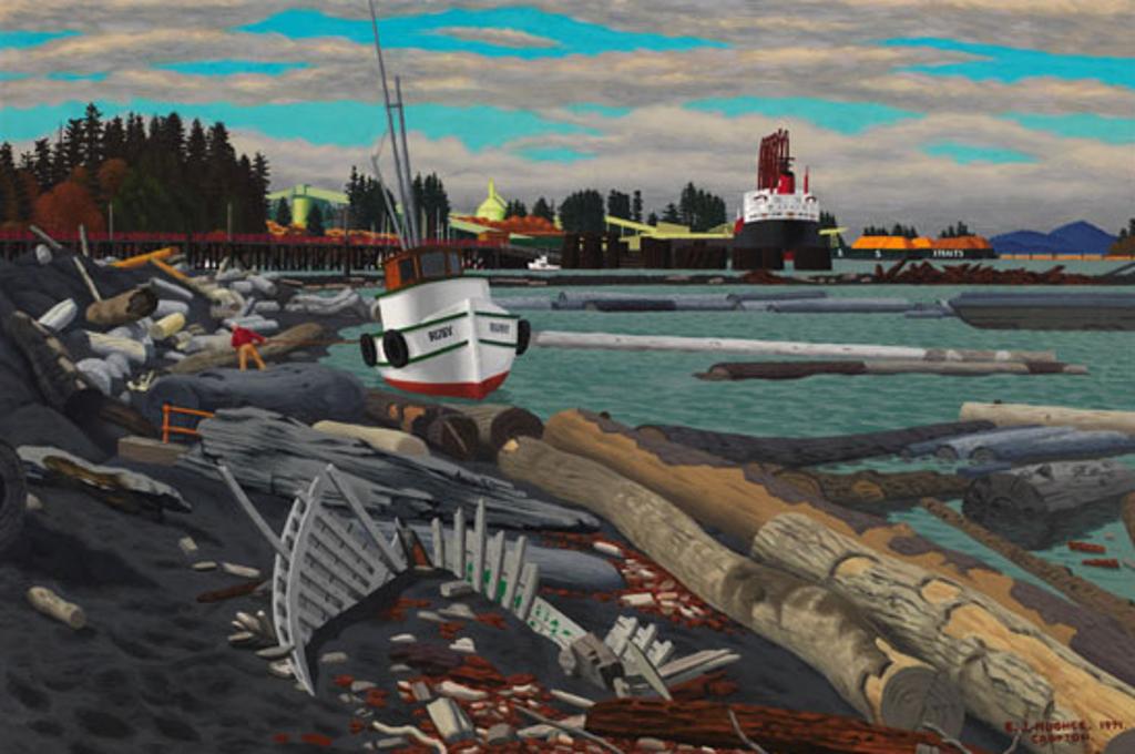 Edward John (E. J.) Hughes (1913-2007) - The Crofton Waterfront