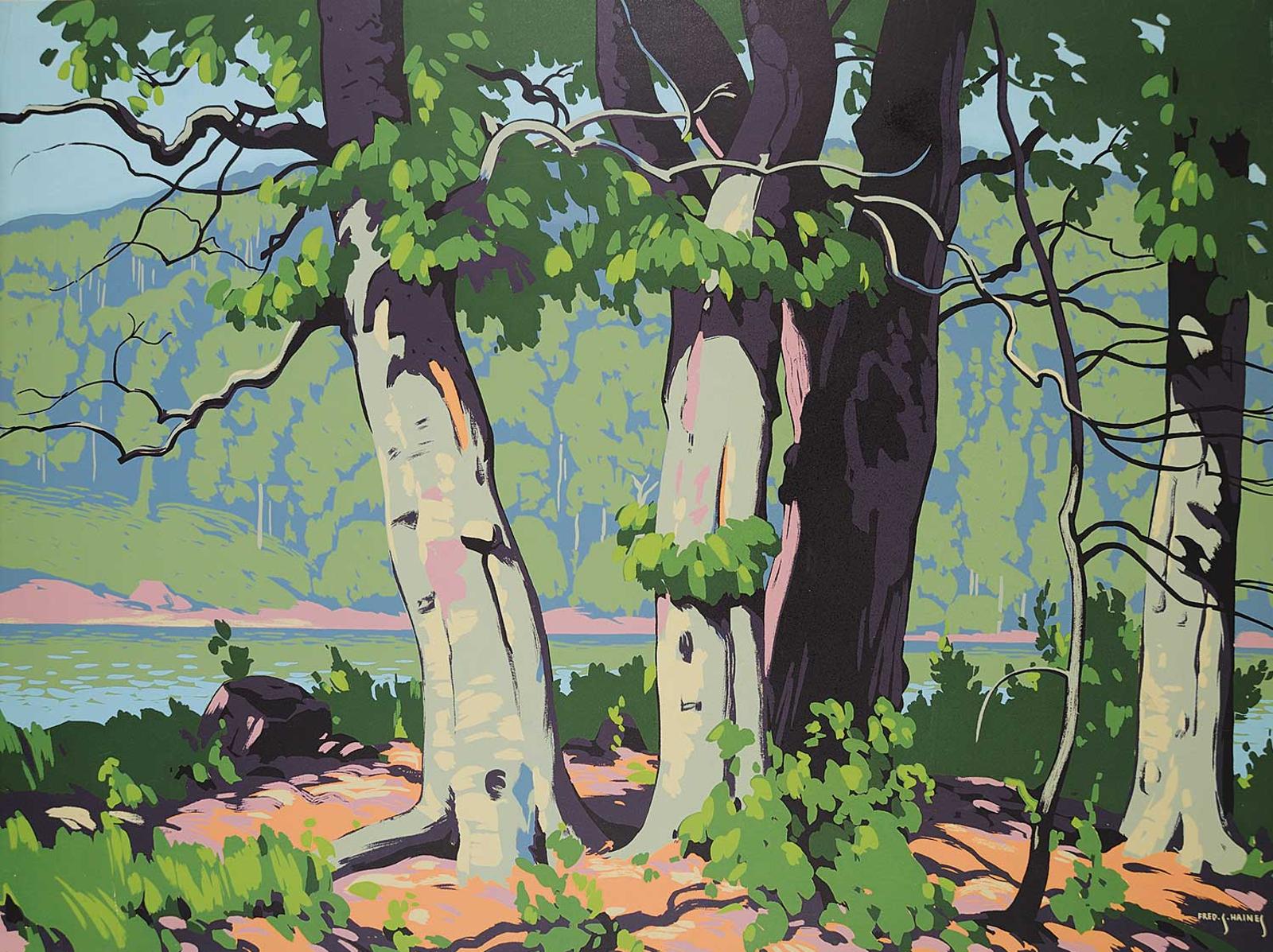 Frederick Stanley Haines (1879-1960) - Beach Woods