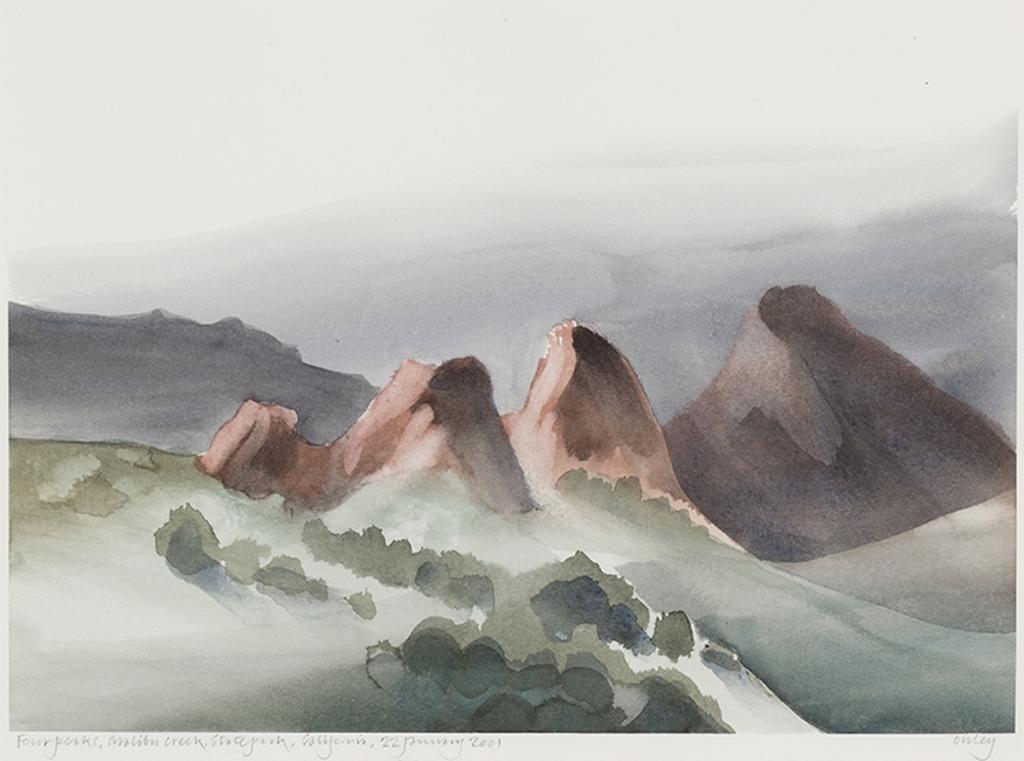 Toni (Norman) Onley (1928-2004) - Four Peaks, Malibu Creek State Park, California
