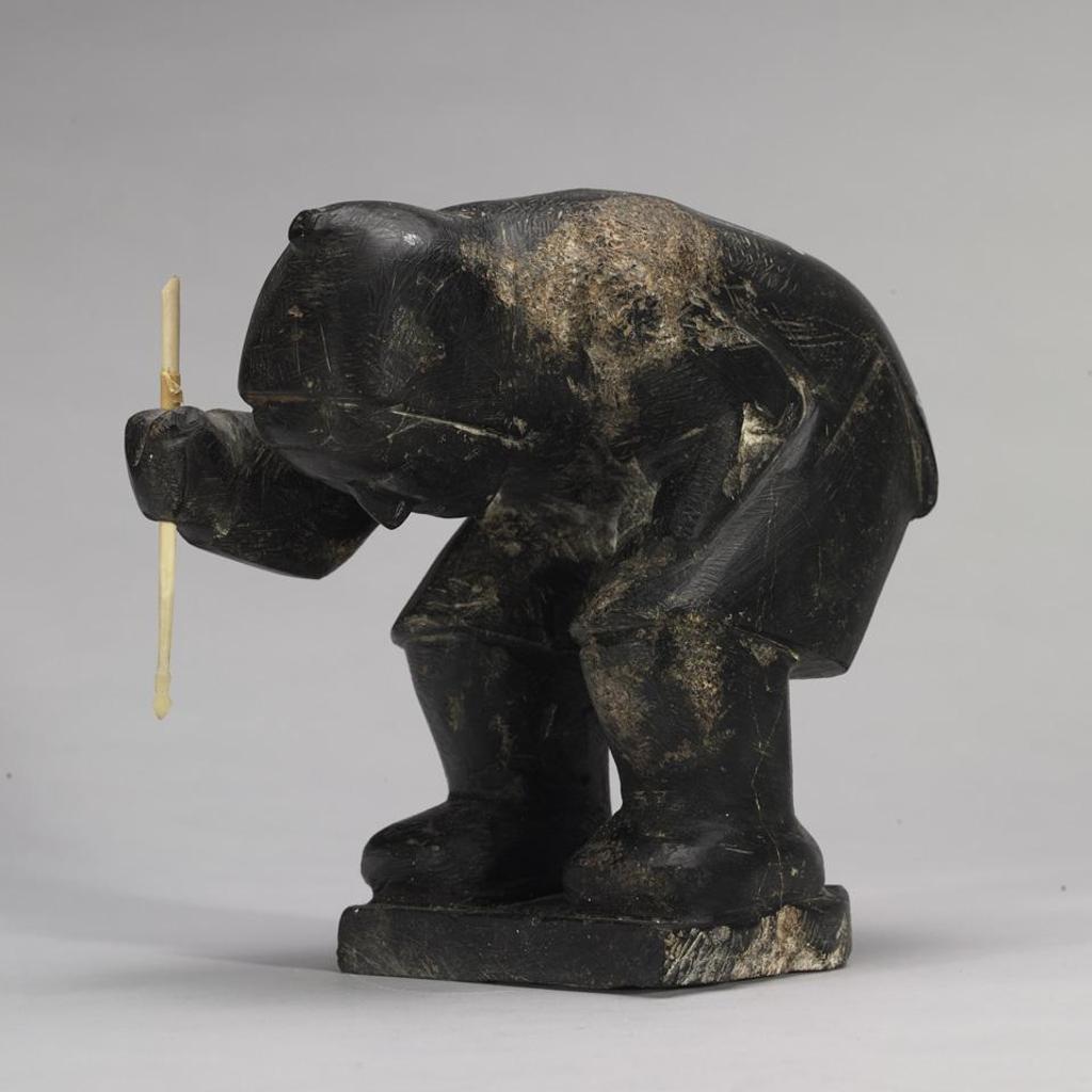 Michael Amarook (1941) - Hunter Waiting Over A Blow Hole