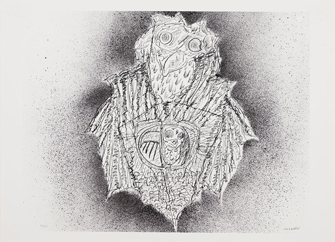 Jean-Paul Riopelle (1923-2002) - Lied à Émile Nelligan, planche no. 11