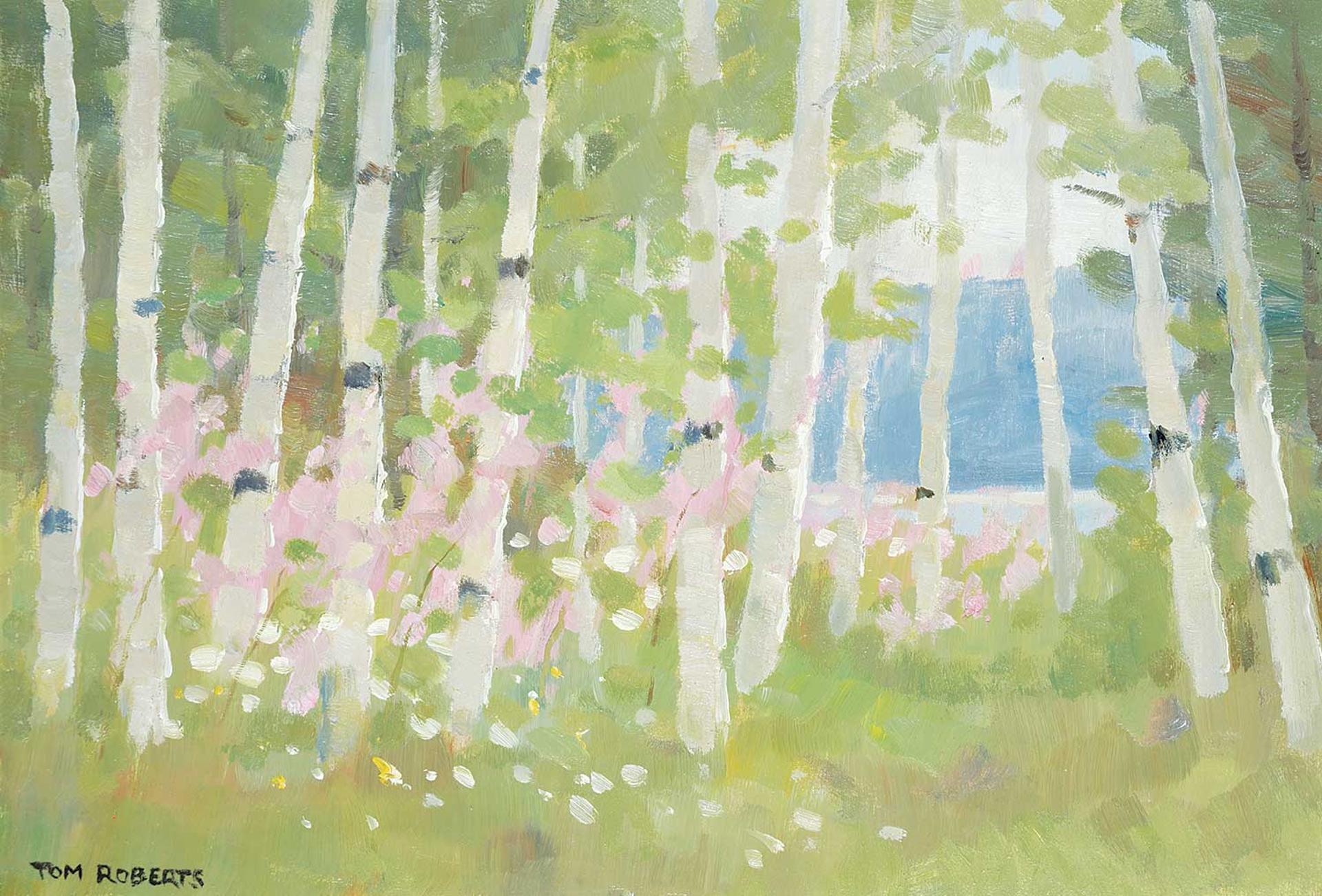 Thomas Keith (Tom) Roberts (1909-1998) - Firewood, Birch Trees