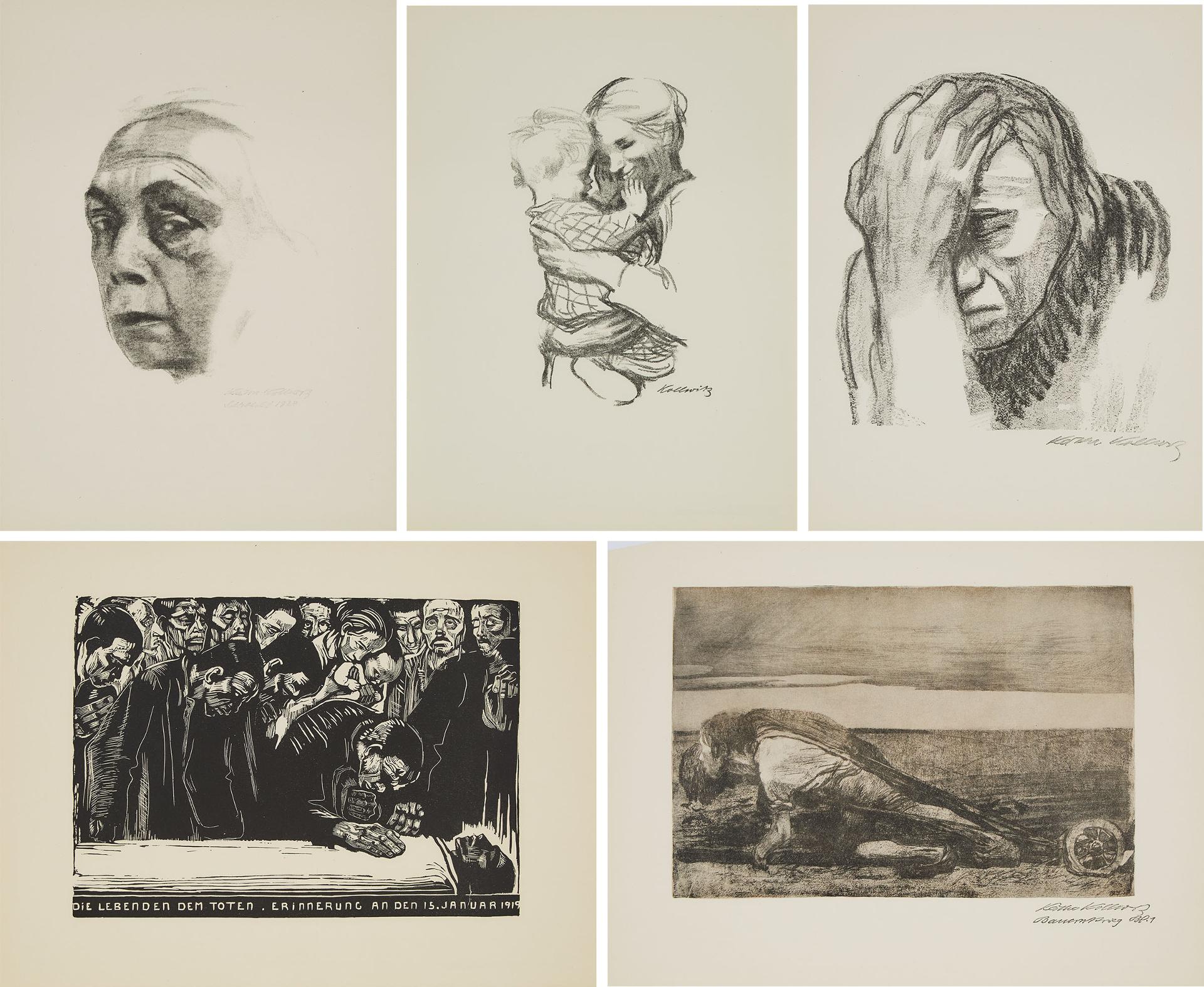 Käthe Kollwitz (1867-1945) - Folio Of 10 Lithographic Prints