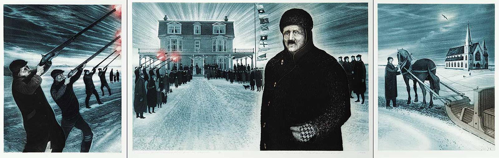 David Lloyd Blackwood (1941-2022) - Captain Jesse Winsor Home from the Ice Fields #12/35