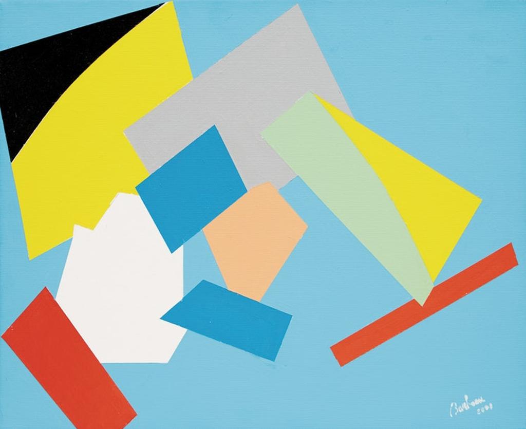 Christian Marcel Barbeau (1925-2016) - L'azur couché sur l'orange