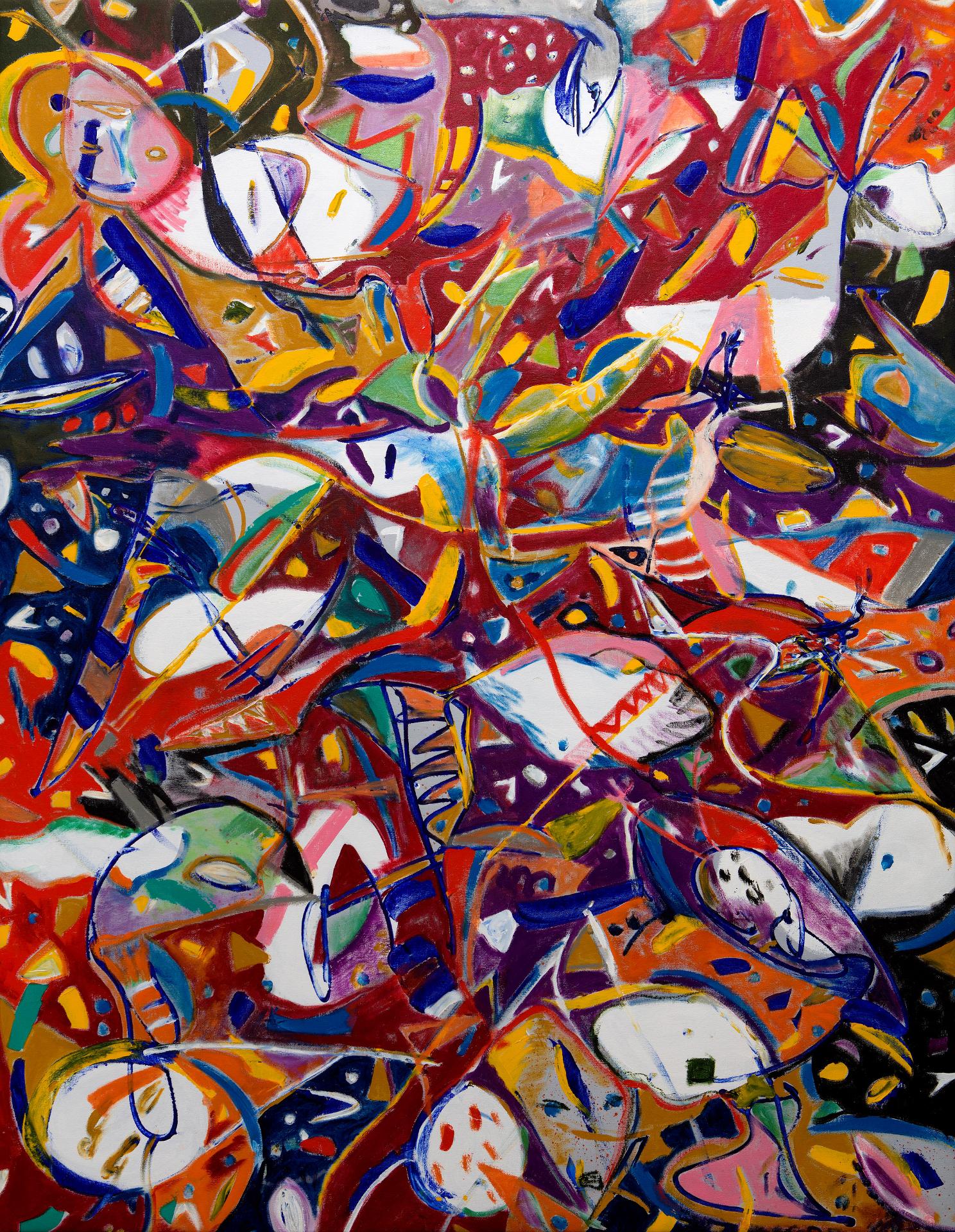 Kittie Bruneau (1929-2011) - Galop indien, 1991
