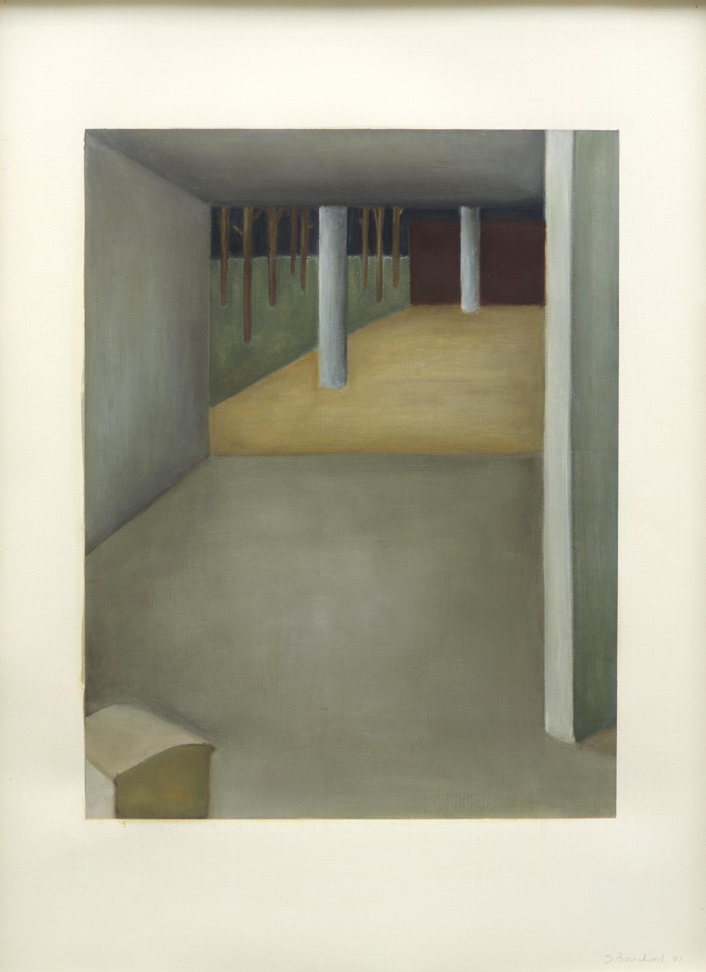 Sylvie Bouchard (1959) - Étude pour « À fleur de dallage », 2001