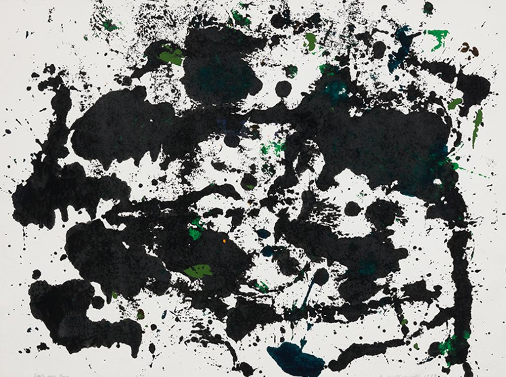 Armand Vaillancourt (1929) - Vert sur noir