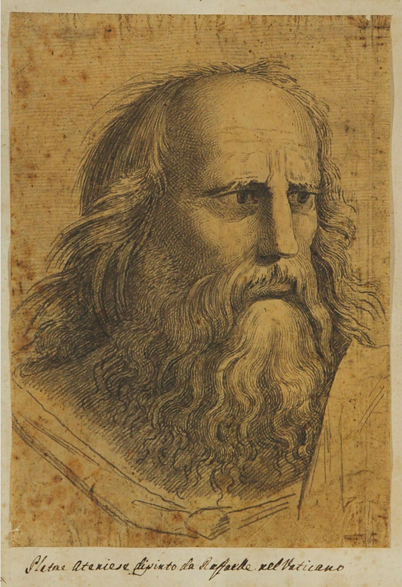 Paolo Fidanza (1731) - Head Of Plato (The Elder Plato From