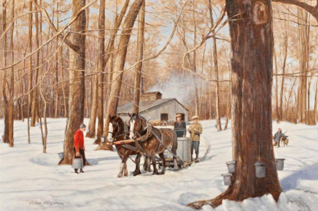 Alex Mclaren (1892-1959) - Activity at the Sugar Bush