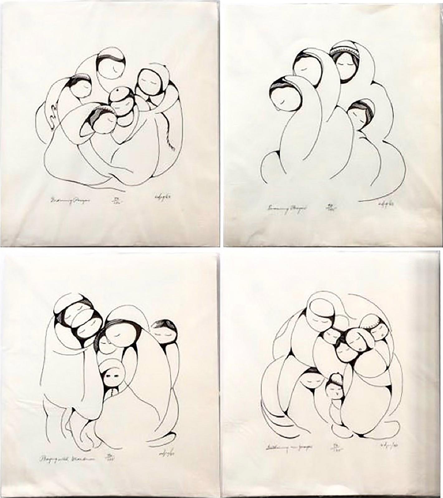 Daphne Odjig (1919-2016) - Prayer Studies