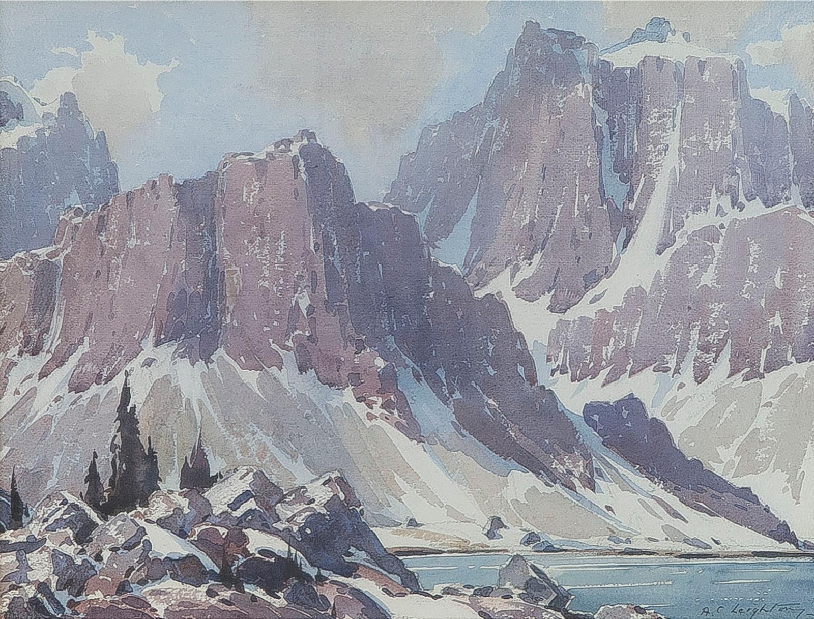 Alfred Crocker Leighton (1901-1965) - Molar Pass And Shoulder Of Mount Hector
