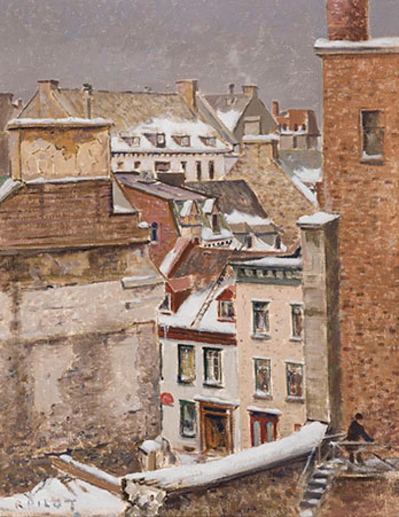Robert Wakeham Pilot (1898-1967) - Old Houses, Quebec