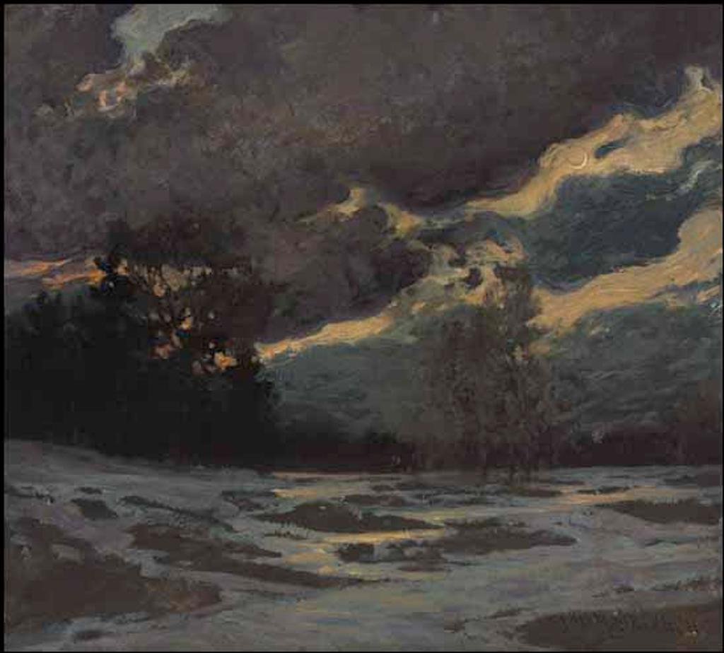 James Edward Hervey (J.E.H.) MacDonald (1873-1932) - A March Evening