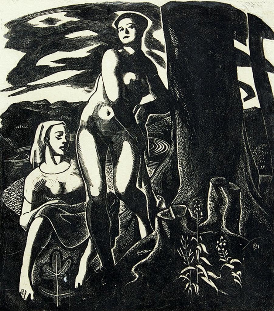 Edwin Headley Holgate (1892-1977) - Bathers