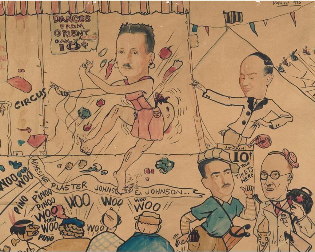 Jean-Philippe Dallaire (1916-1965) - Caricature