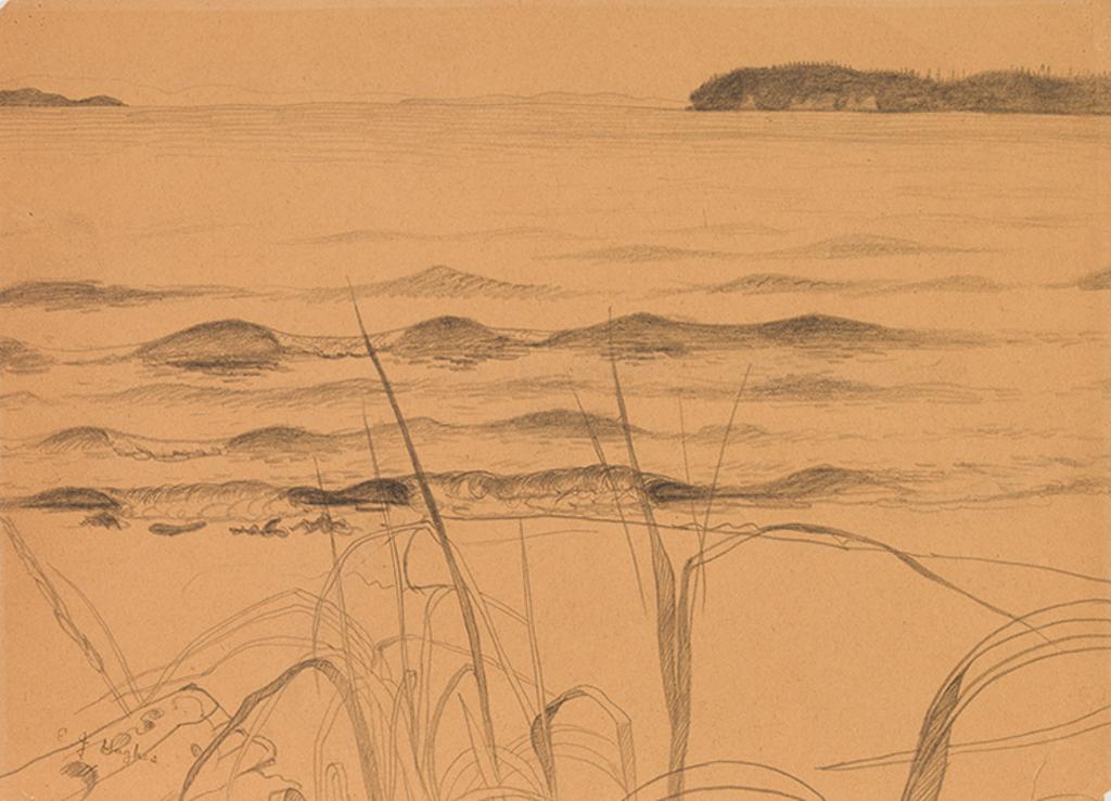 Edward John (E. J.) Hughes (1913-2007) - Incoming Tide, Savary Island