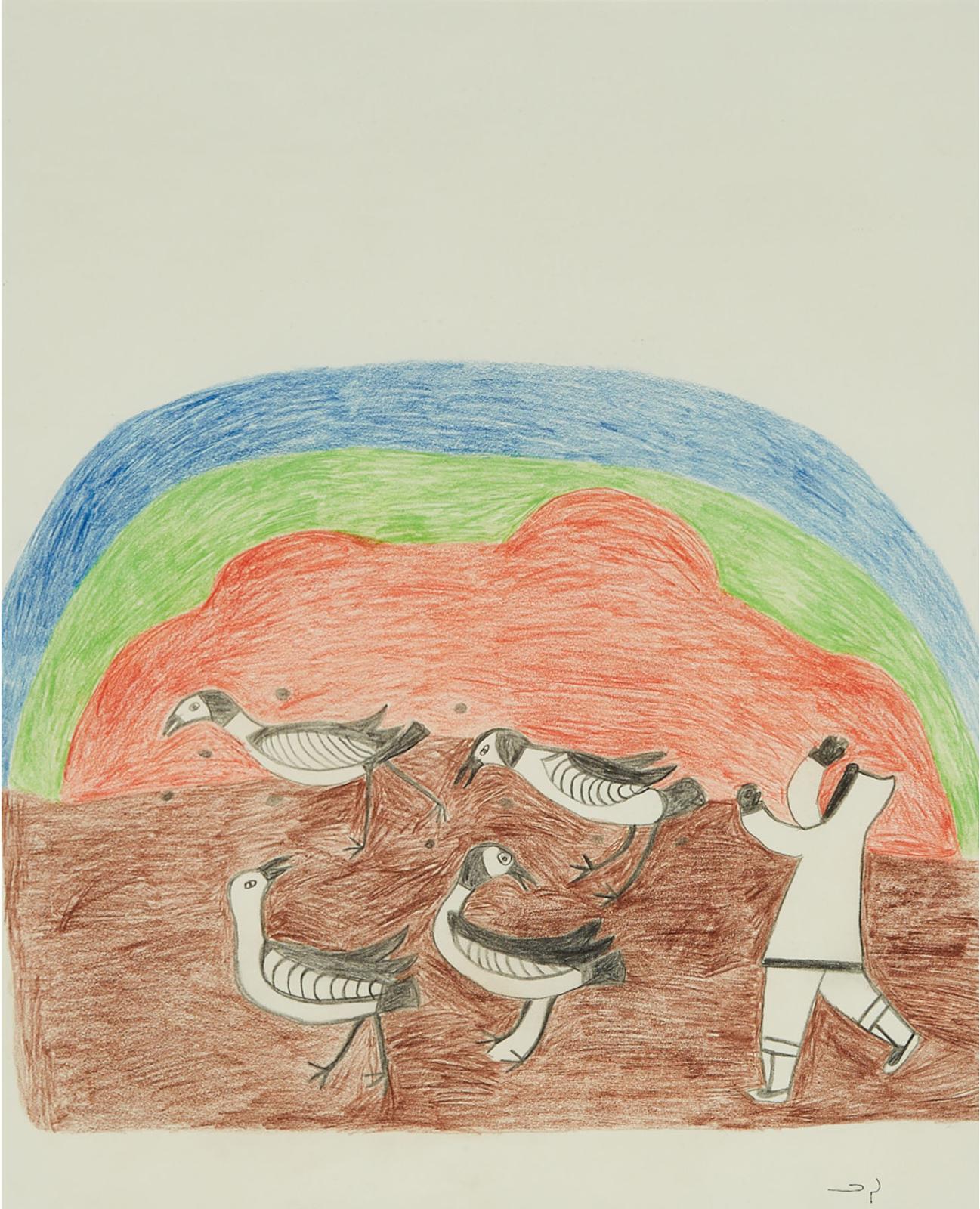 Lucy Qinnuayuak (1915-1982) - Untitled