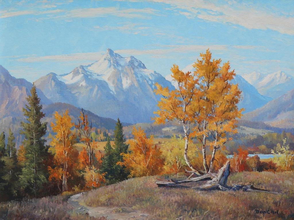 Duncan Mackinnon Crockford (1922-1991) - The Bugaboo Mountains, From Golden, B.C