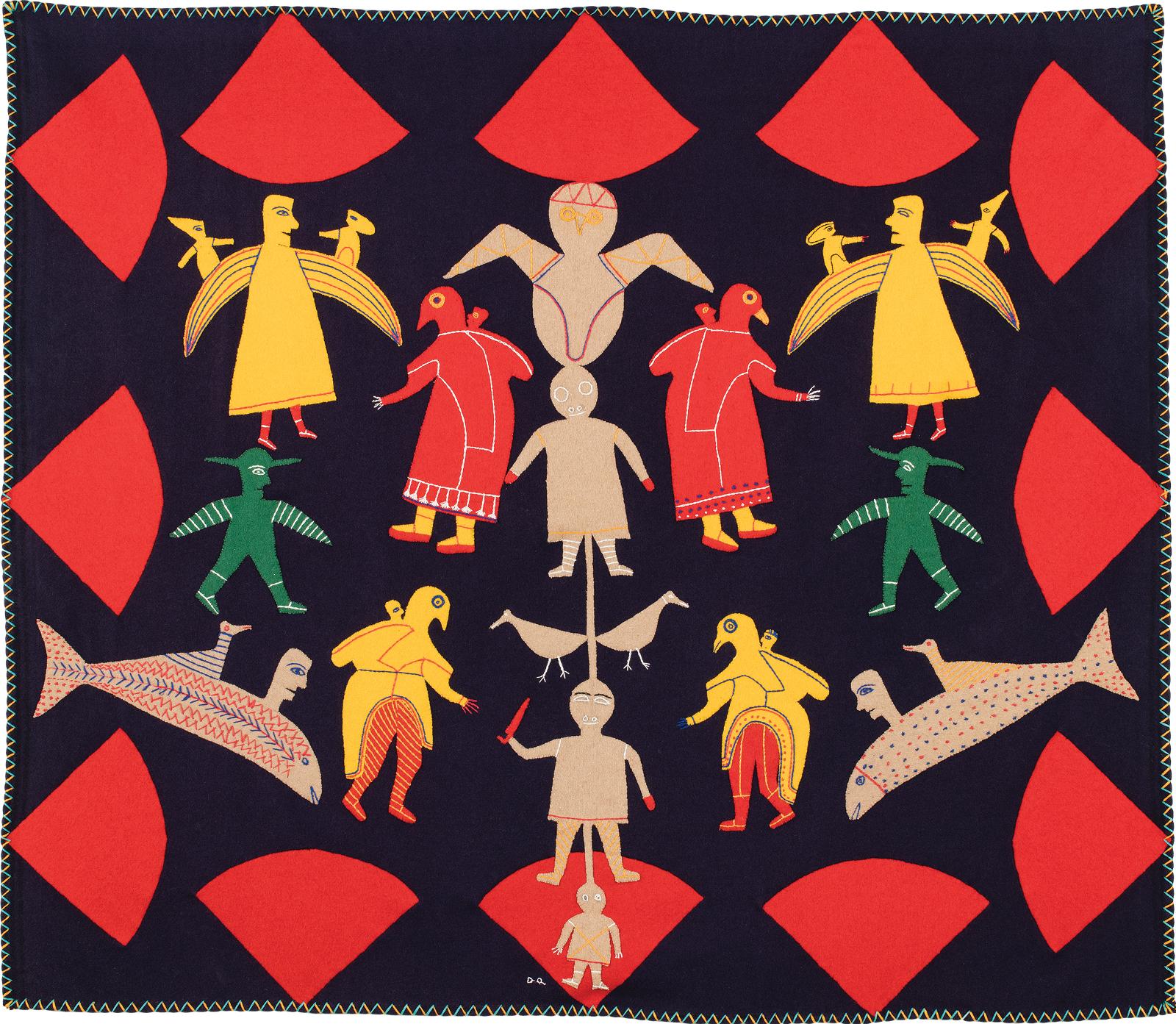 Jessie Oonark (1906-1985) - Untitled (Spirit Figures)