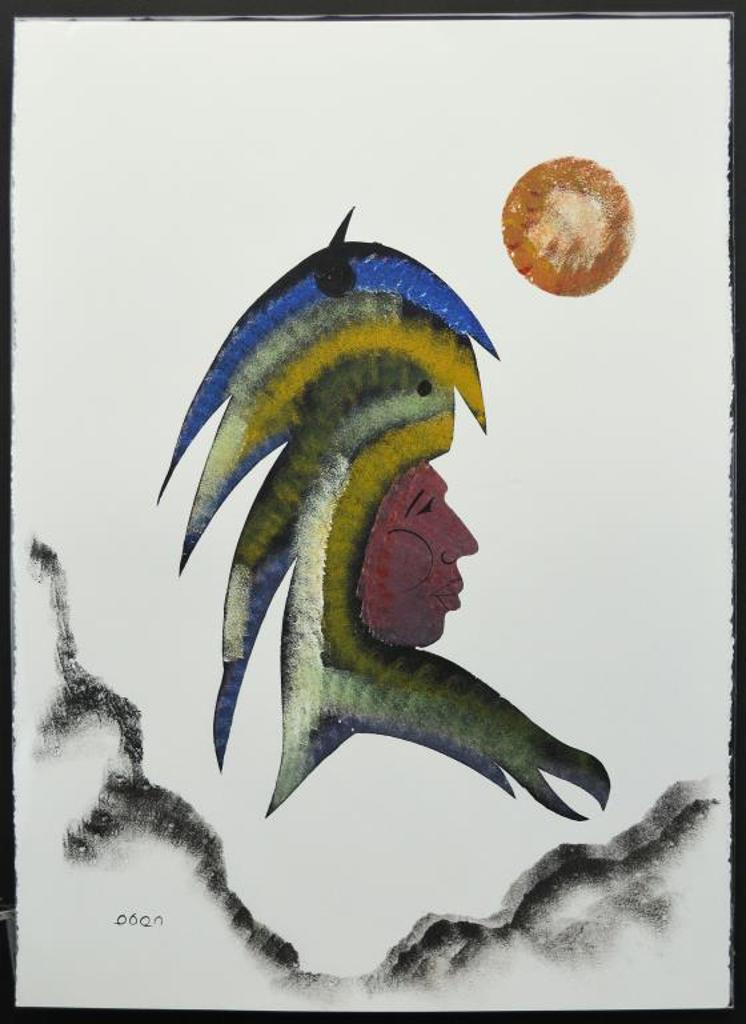 Russell Noganosh (1956) - Shaman Talks to Moon