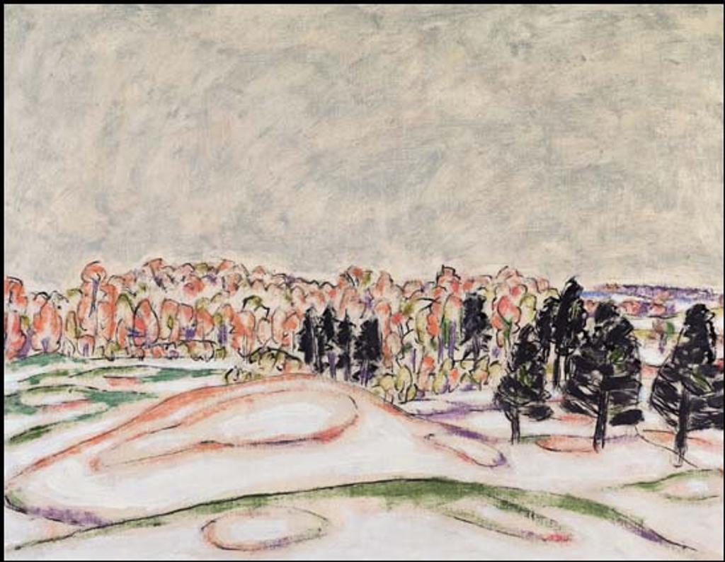 David Browne Milne (1882-1953) - Autumn Hills and Dark Pines