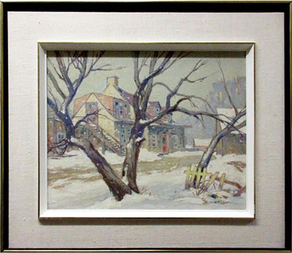 William Hughes Taylor (1891-1960) - Untitled (Winter Street Scene)