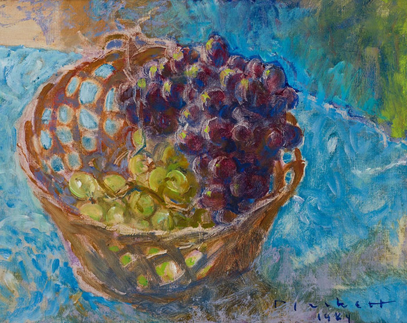 Joseph (Joe) Francis Plaskett (1918-2014) - Grapes in a Basket