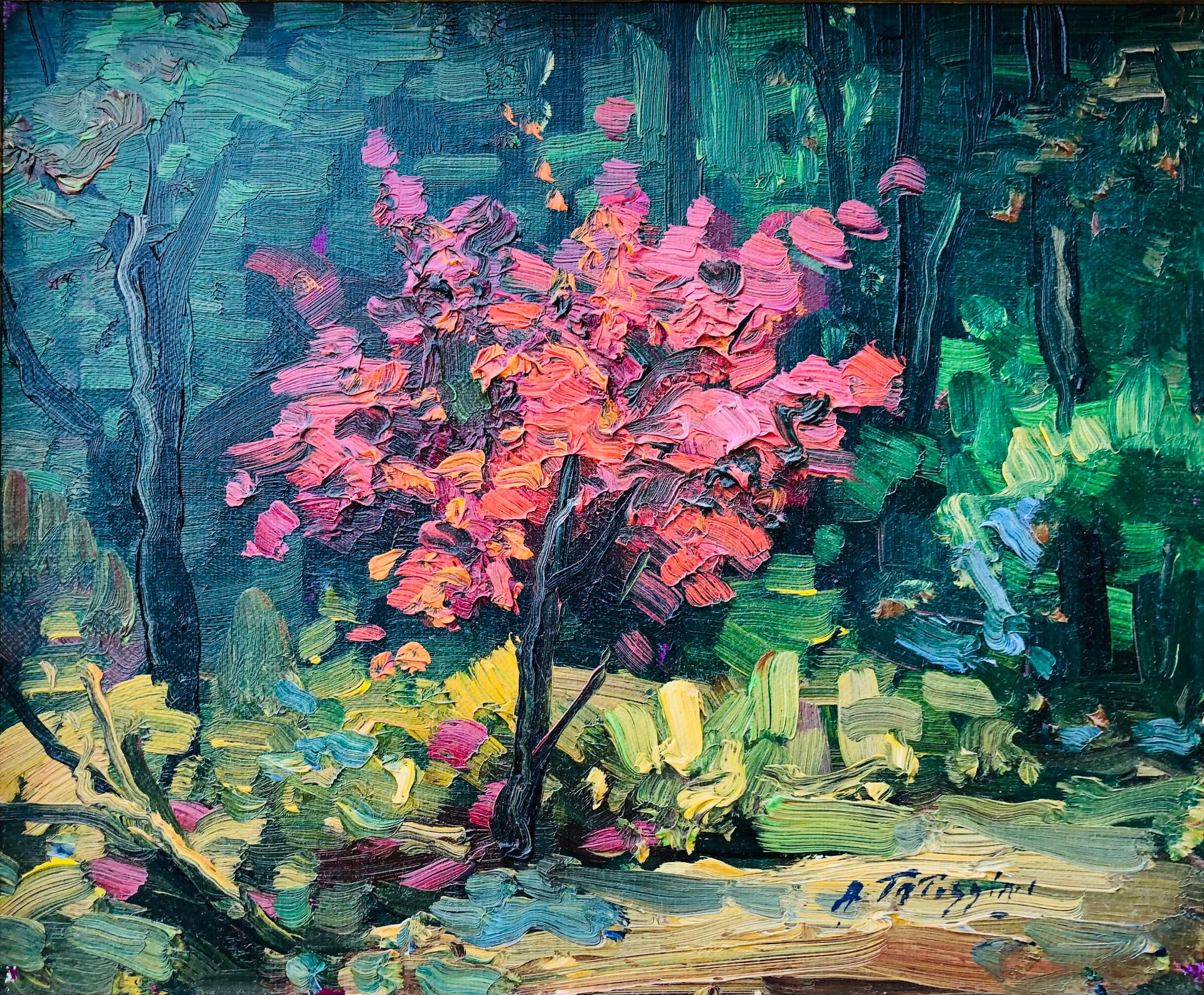 Armand Tatossian (1948-2012) - Rouge d'automne, 1982