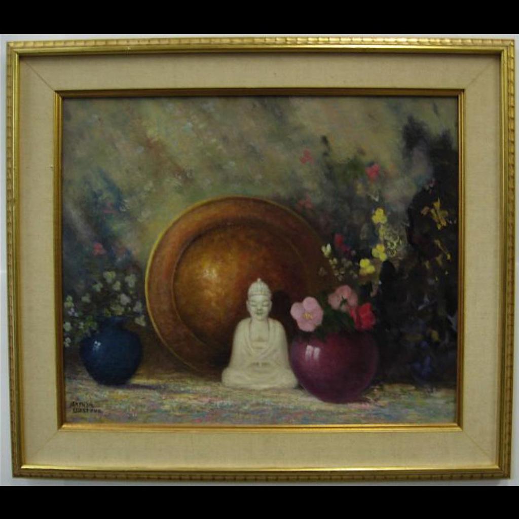 Arthur Lidstone (1903-1971) - Still-Life With Asian Figurine