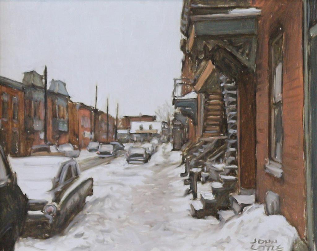 John Geoffrey Caruthers Little (1928-2024) - Av. Coloniale Vers Mont Royal; 1994