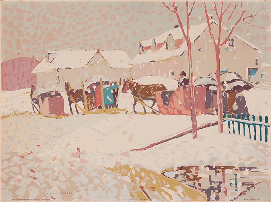 Albert Henry Robinson (1881-1956) - Return from Easter Mass