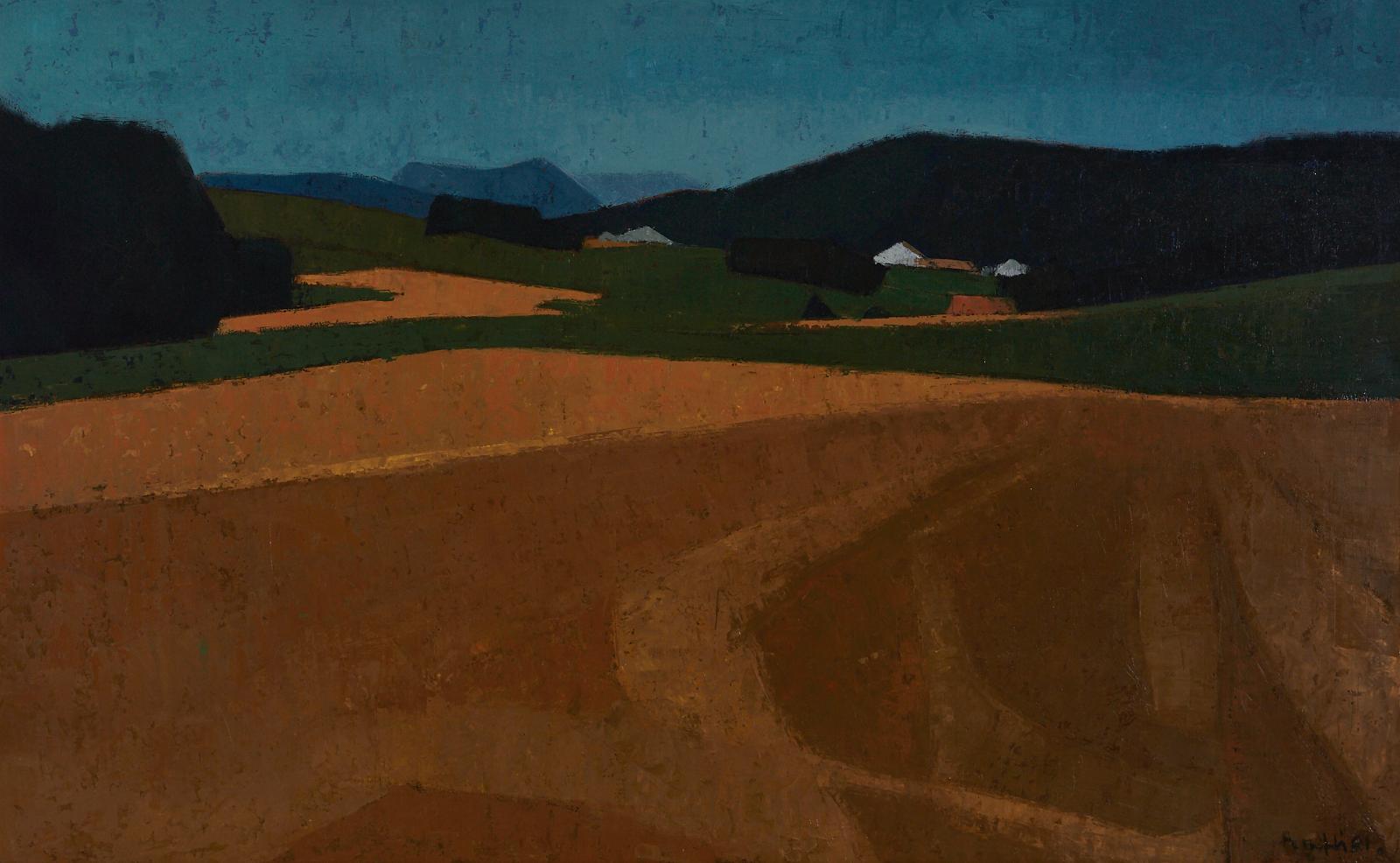 Walter Mafli (1915-2017) - Campagne, 1981