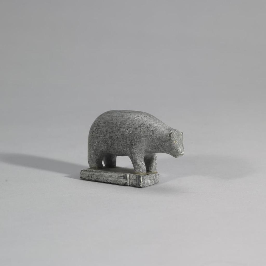 Augustin Anarosuk (1917-1976) - Polar Bear On Base