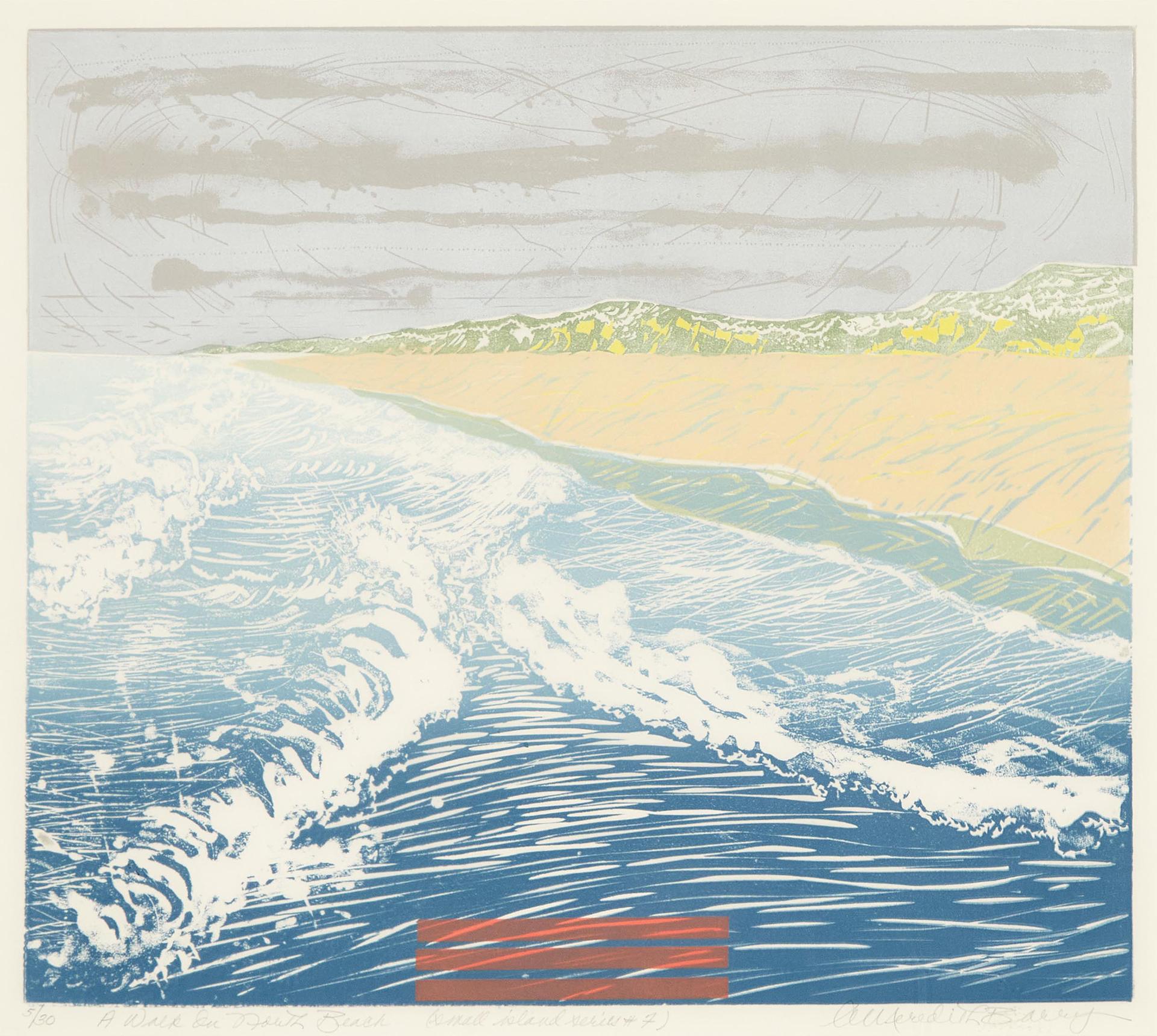 Anne Meredith Barry (1932-2003) - A Walk On North Beach