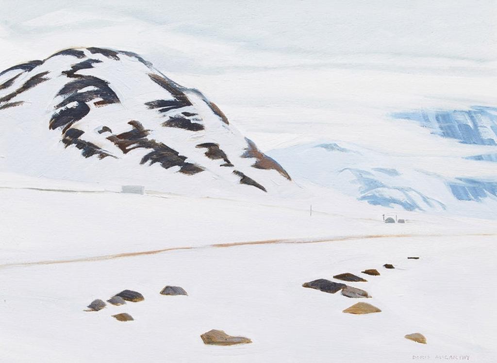 Doris Jean McCarthy (1910-2010) - Air Strip at Broughton Island