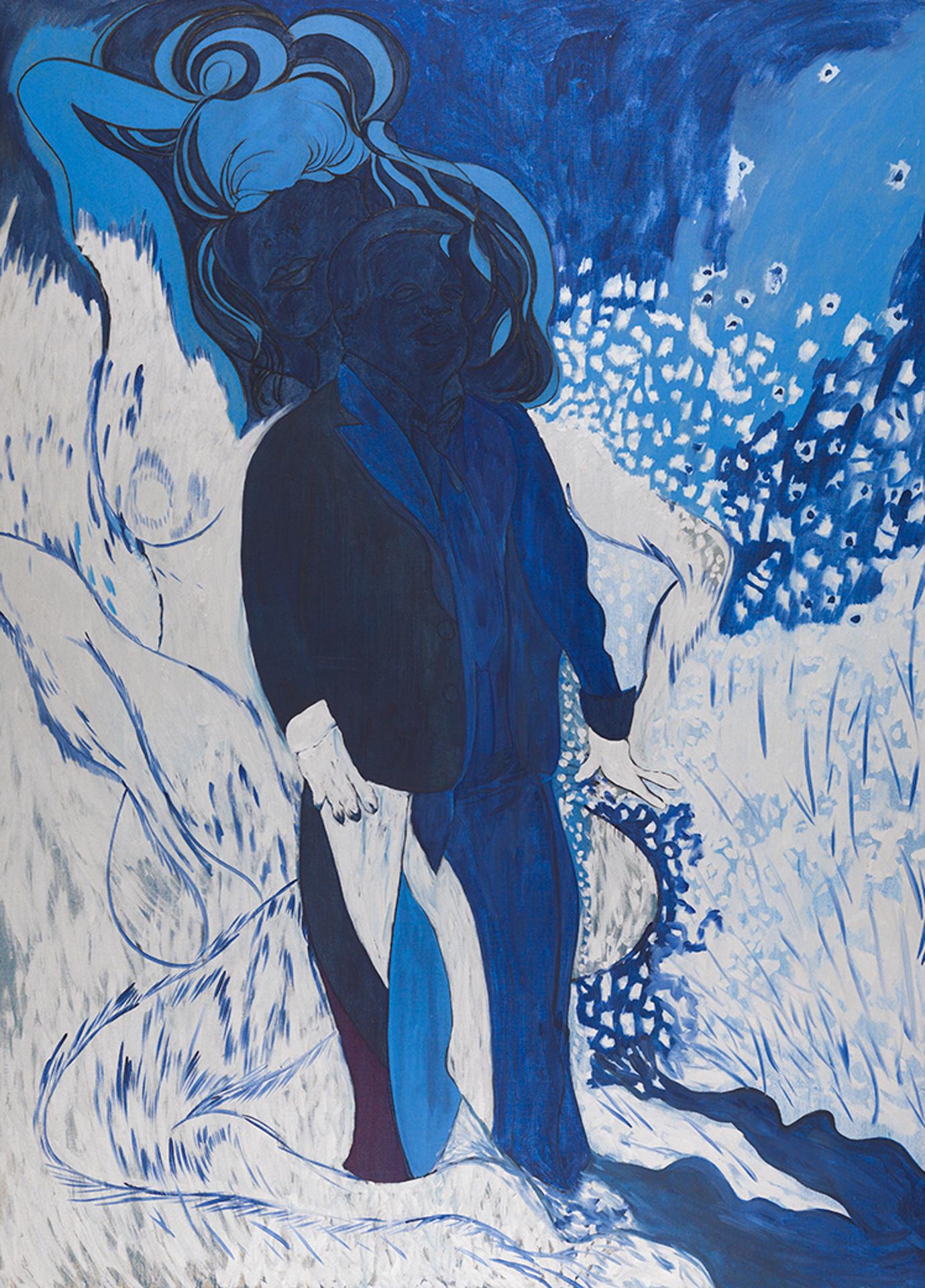 Chris Ofili - Saint Lucian Blue