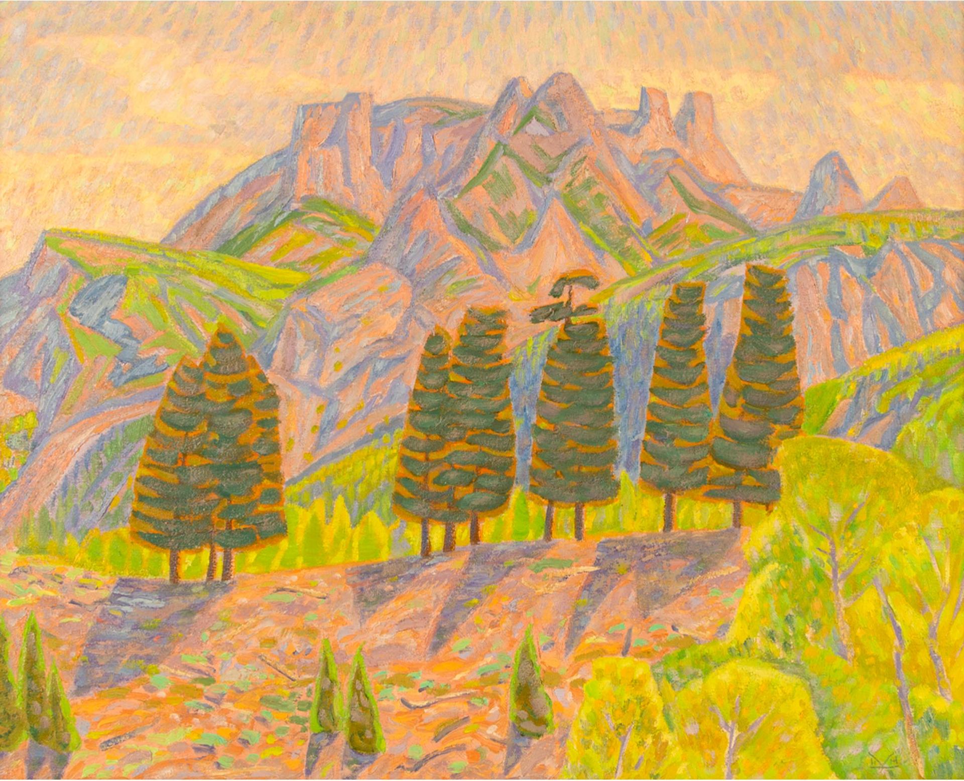 Illingworth Holey (Buck) Kerr (1905-1989) - In The Windermere - Spring, Red Mountain, 1950-71