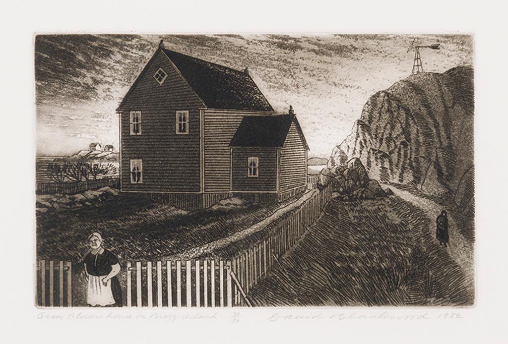 David Lloyd Blackwood (1941-2022) - Gram Glover's House on Bragg's Island