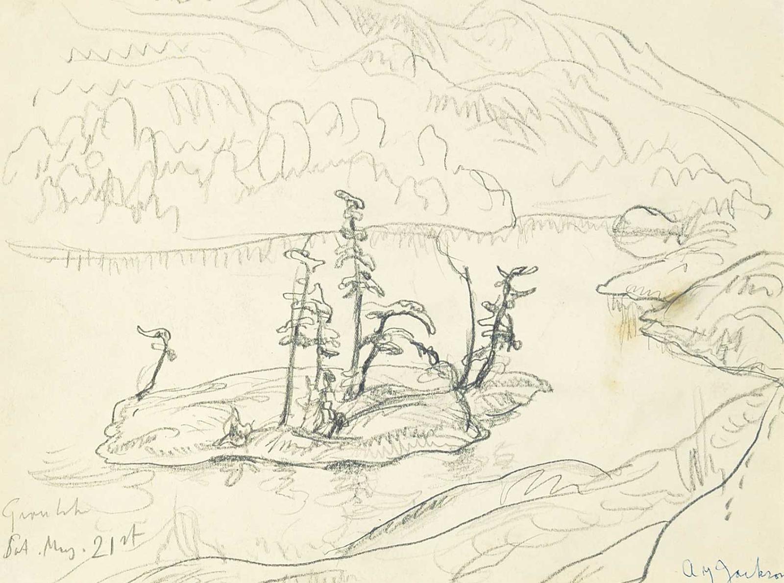 Alexander Young (A. Y.) Jackson (1882-1974) - Grace Lake, May 21st